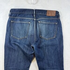 Madewell Jeans Mens 33x32 Blue Slim Fit Stretch Dark Wash Denim Pants Casual